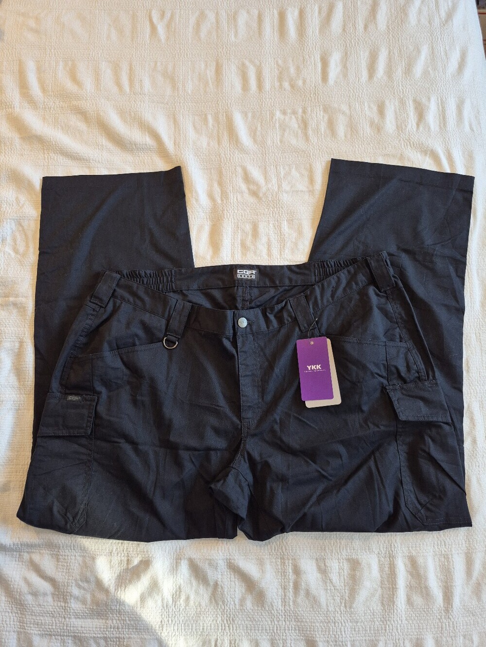 CQR women's 18R black tactical pants, stretch, rip stop fabric NWT WFP611 - Picture 2 of 8